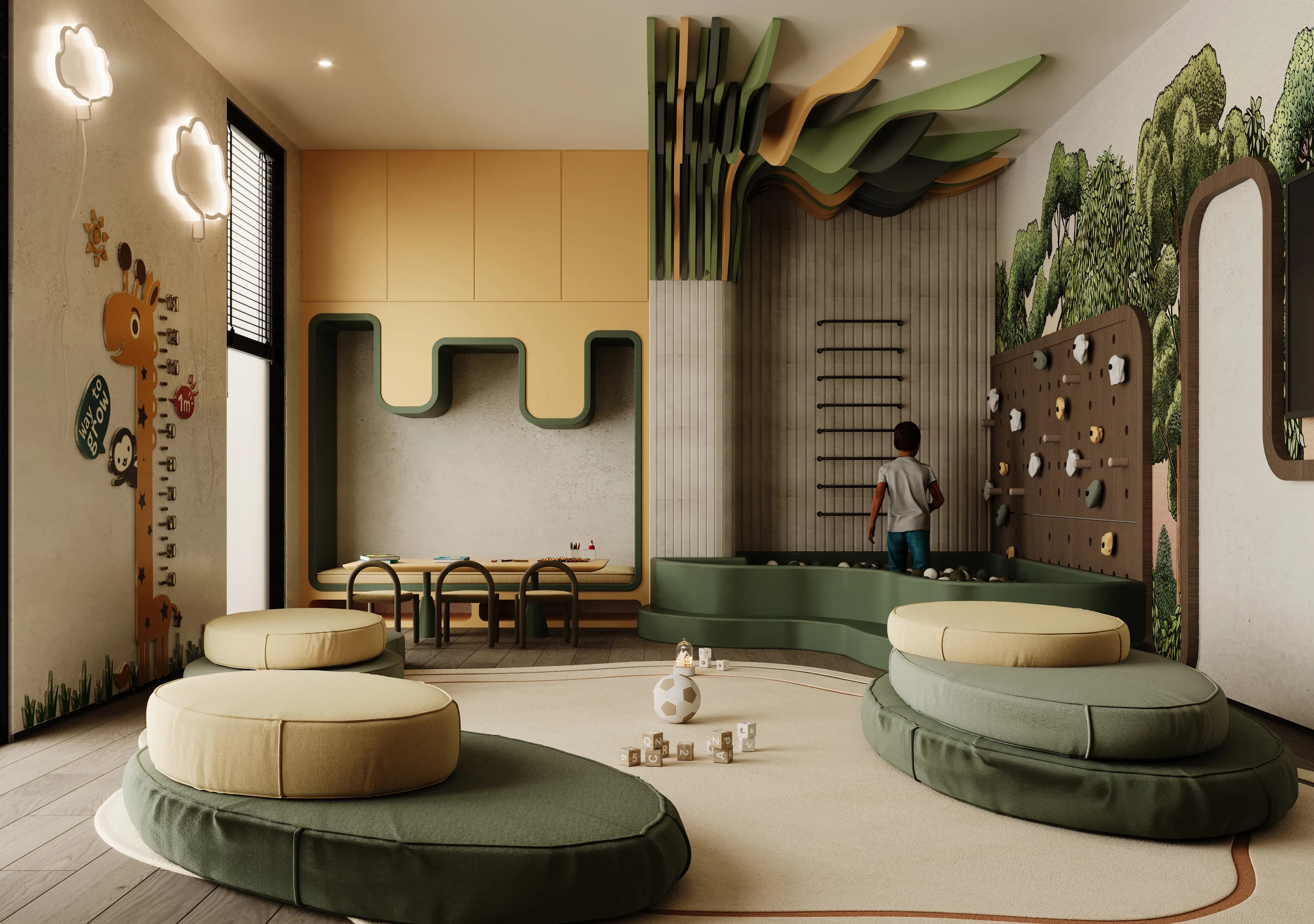 Indoor & Outdoor Kids' Play Areas