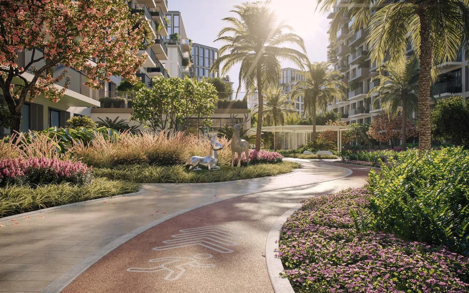 Jogging Track & Walkway Lawn