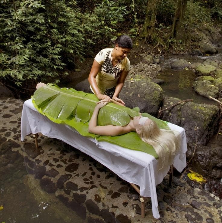 Banana Leaf Body Wrap Treatment