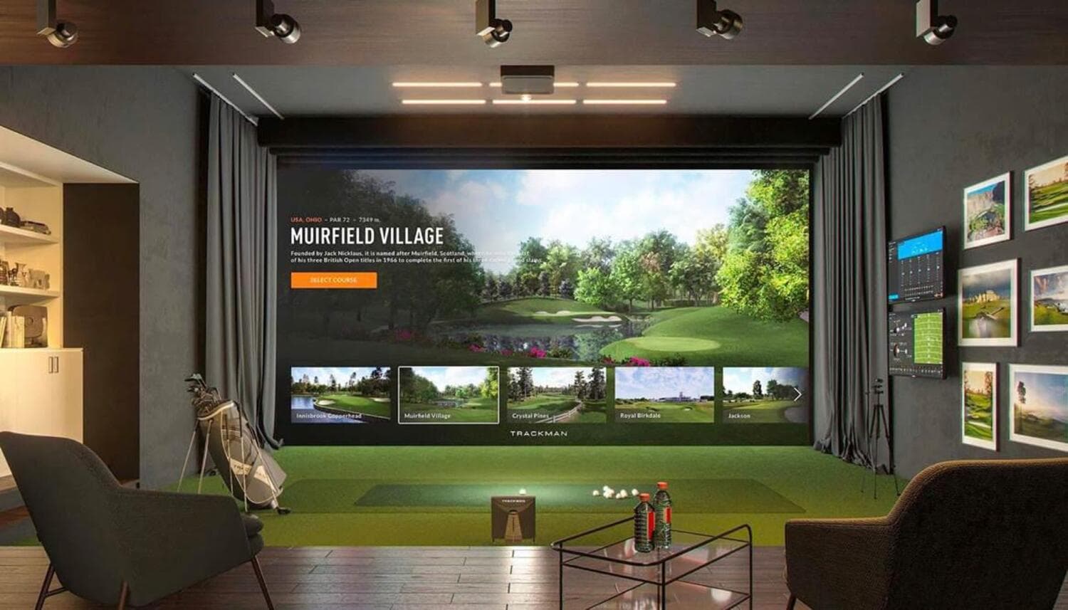 Golf & Sports Simulation Room