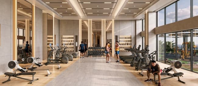Indoor Gym With Shower