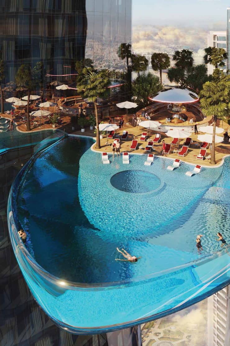 Two Unique Beach Pools
