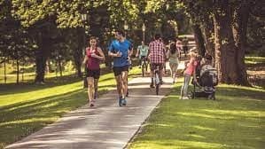 Cycling And Jogging Tracks