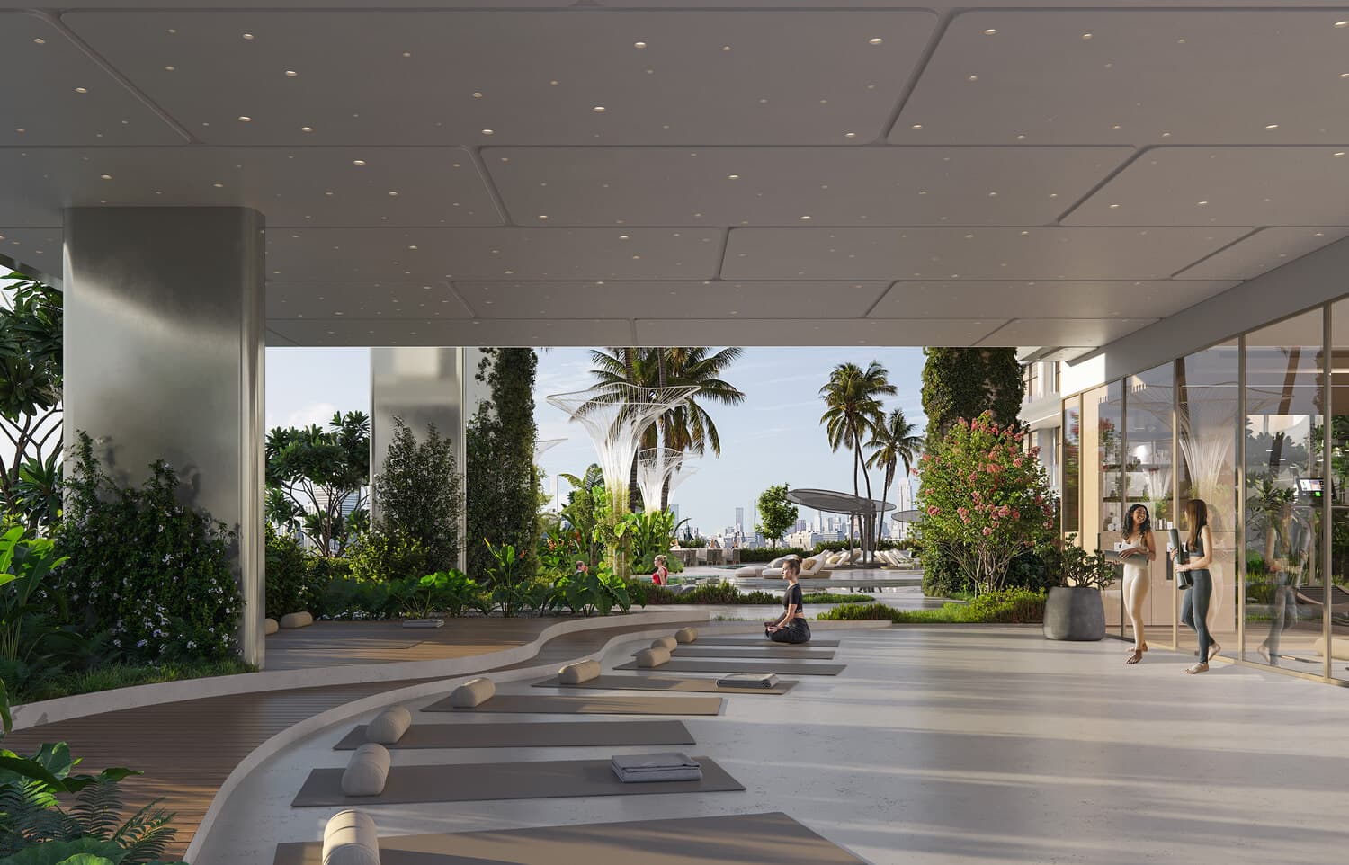 Outdoor Yoga Deck