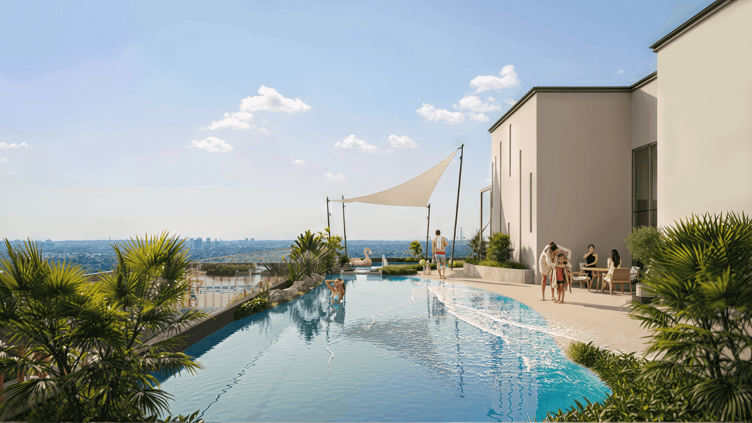 Beach Entry Pool