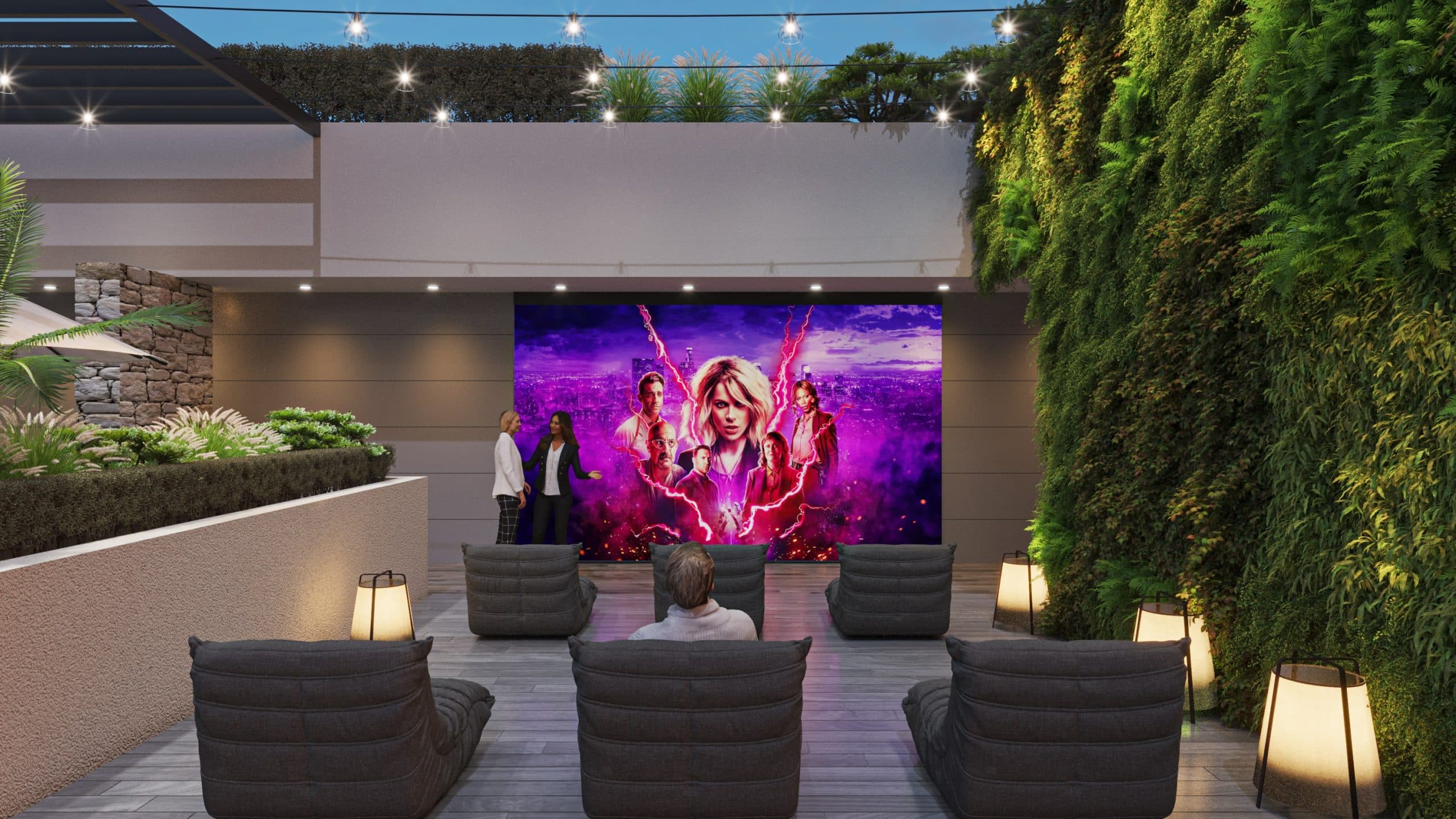 Rooftop Outdoor Cinema