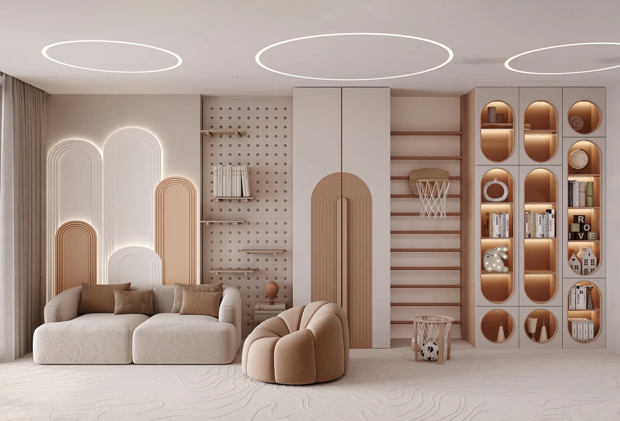 Indoor and Outdoor Kids Play Areas