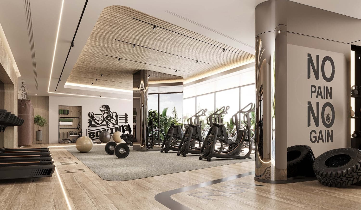 Gym / Yoga And Meditation Area
