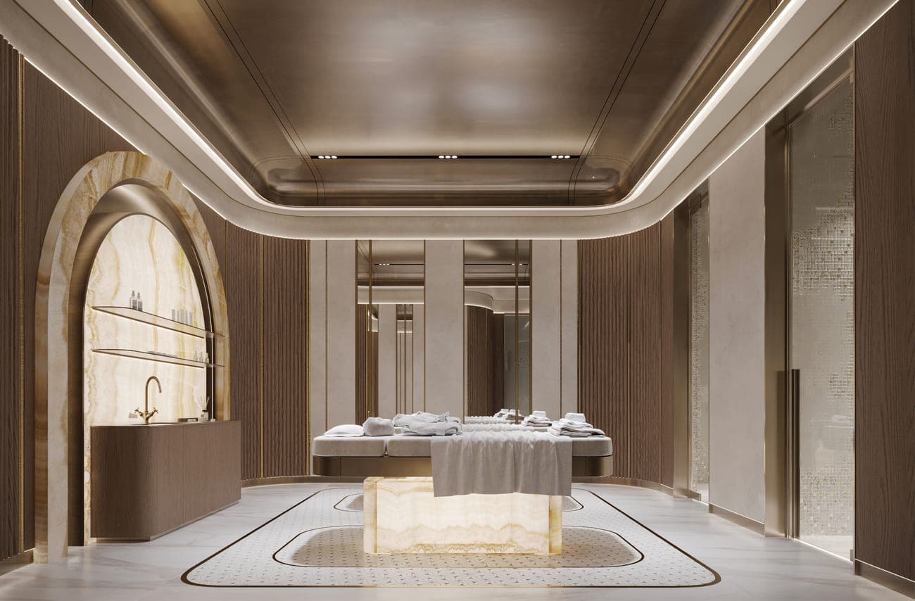 Exclusive Spa Zone With Sauna, Steam, Ice Shower, Massage Room