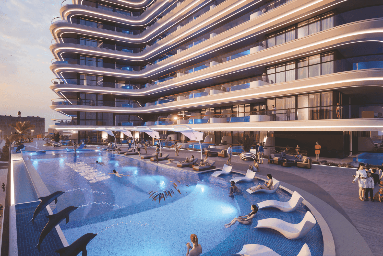Infinity Swimming Pool & Jacuzzi