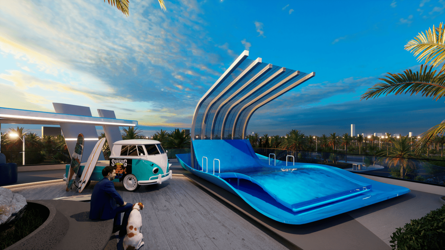 Surfing Board 