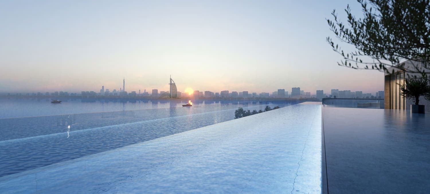 Large-Scale Infinity Pool