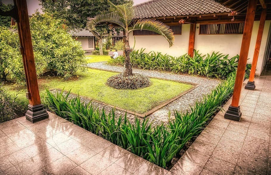 Courtyard And Gardens