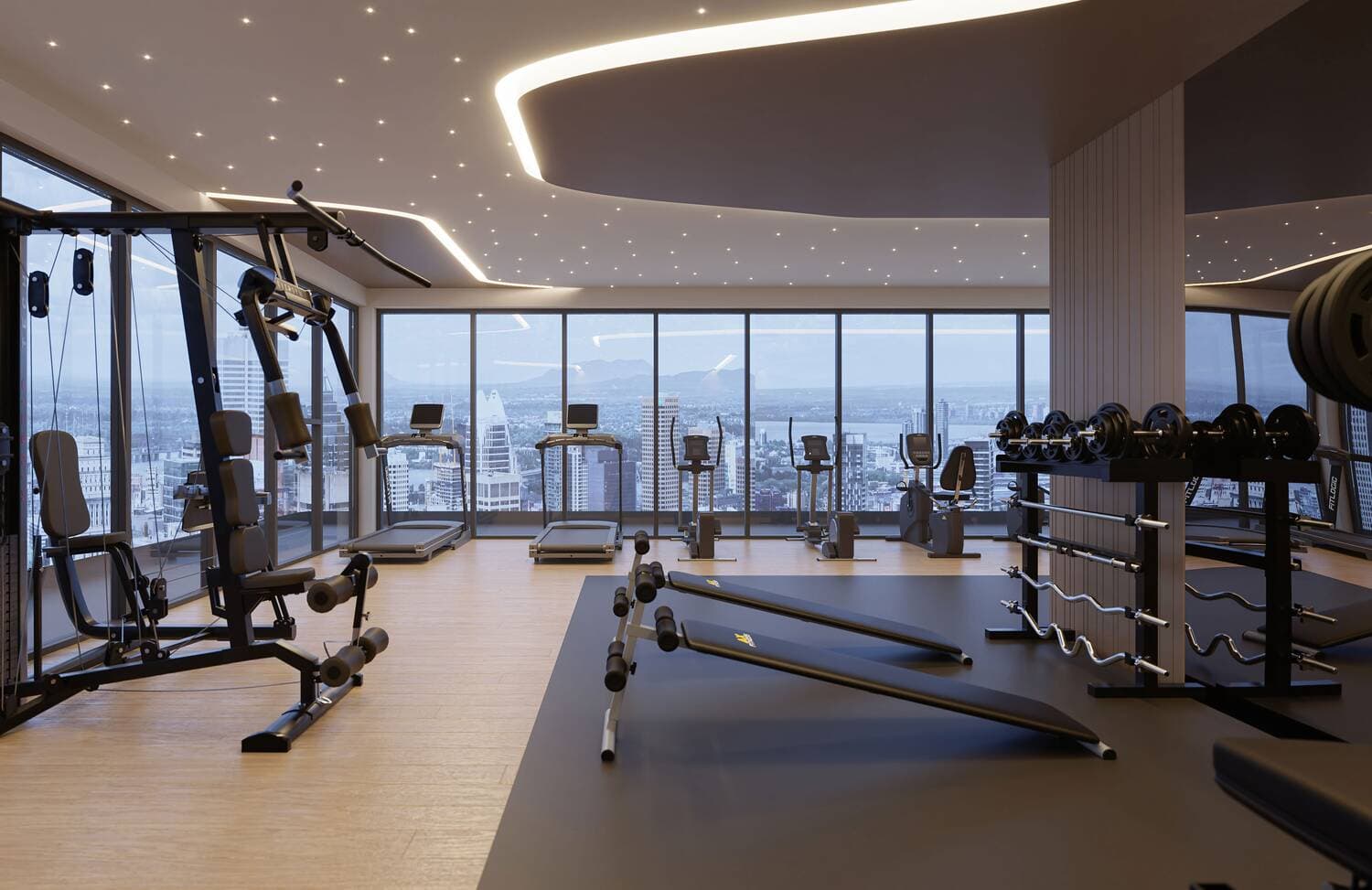 Rooftop Gym