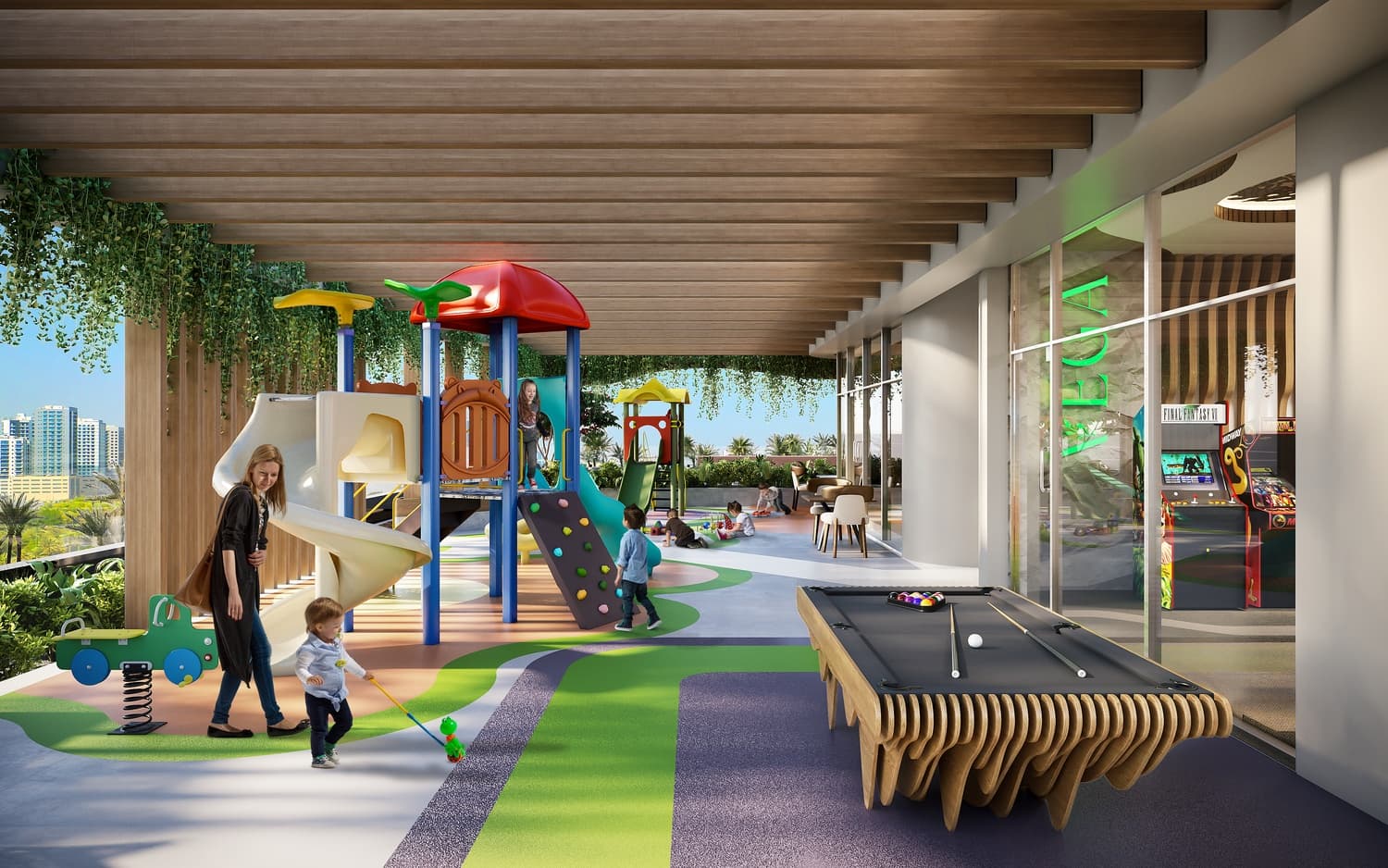 Kids’ Indoor & Outdoor Play Areas