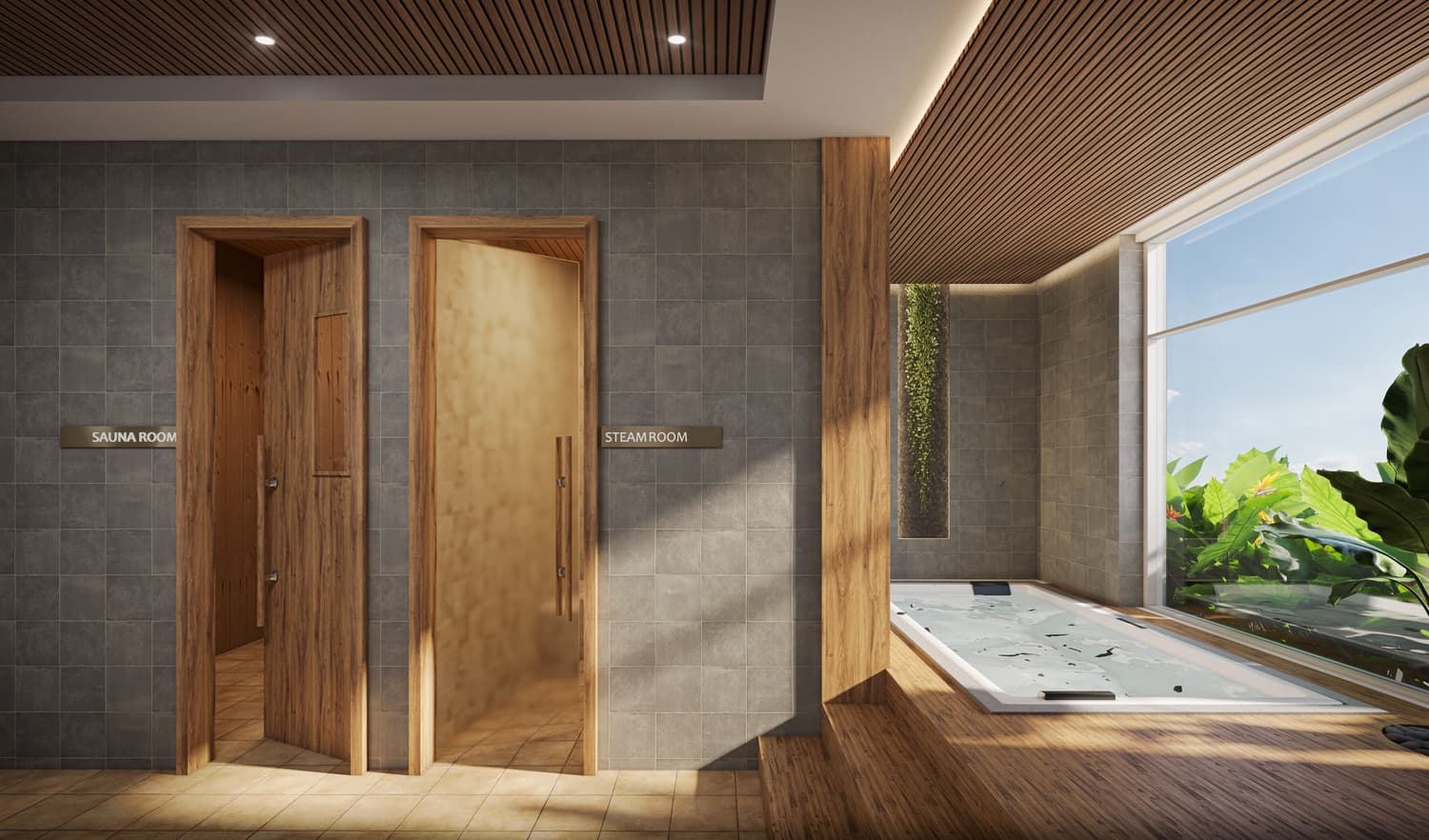 Gents Sauna, Jacuzzi & Steam Room
