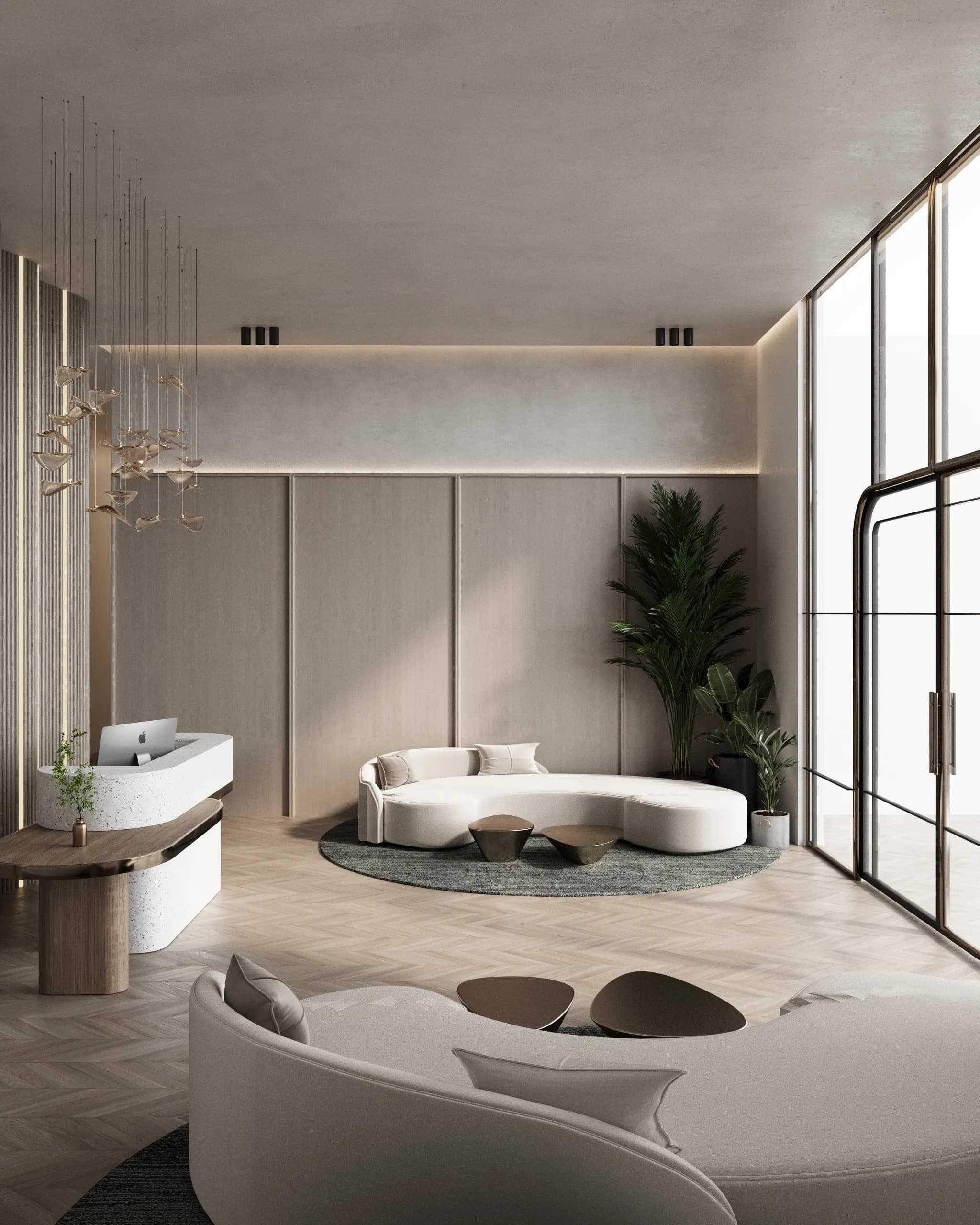 Residents' Lobby with the Concierge Service