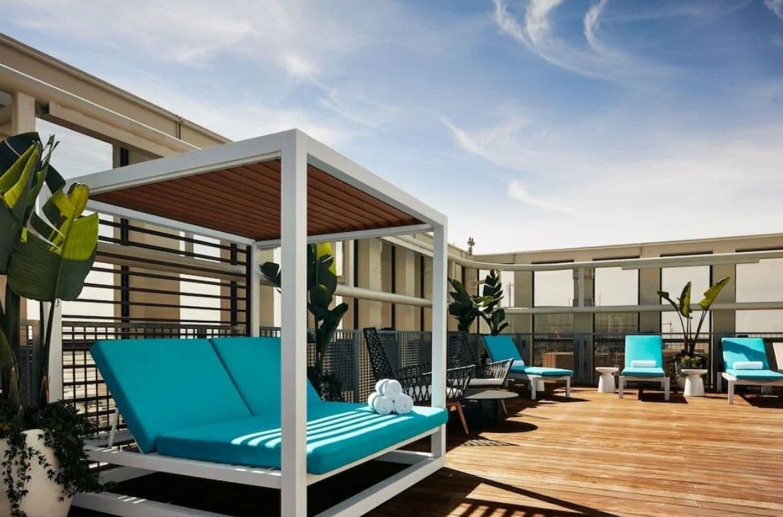 Cabana Seating Area