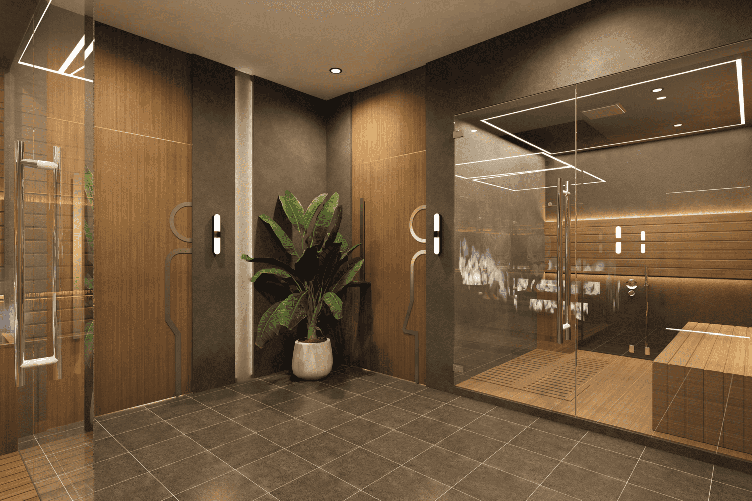 Sauna & Steam Area