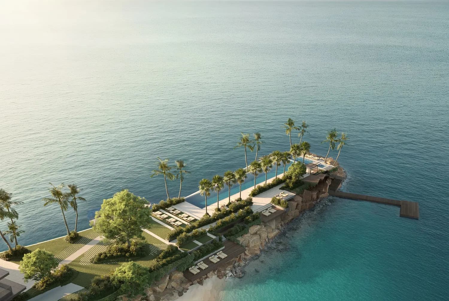 Peninsula & Floating Terraces & Infinity Pools