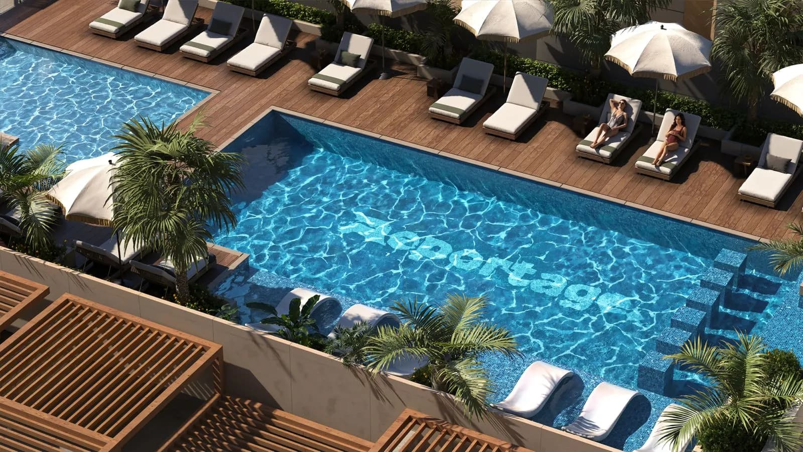 Swimming Pool & Pool Deck