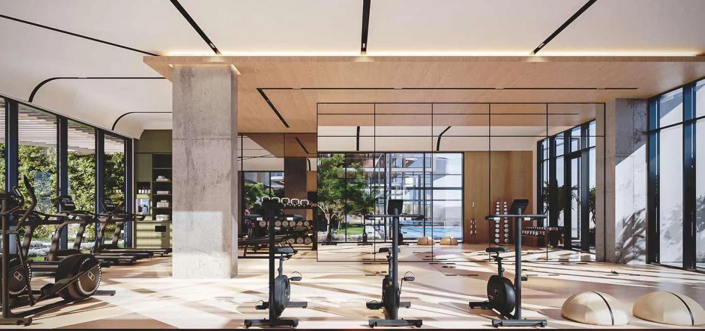 Gym with Terrace for Yoga & Stretching