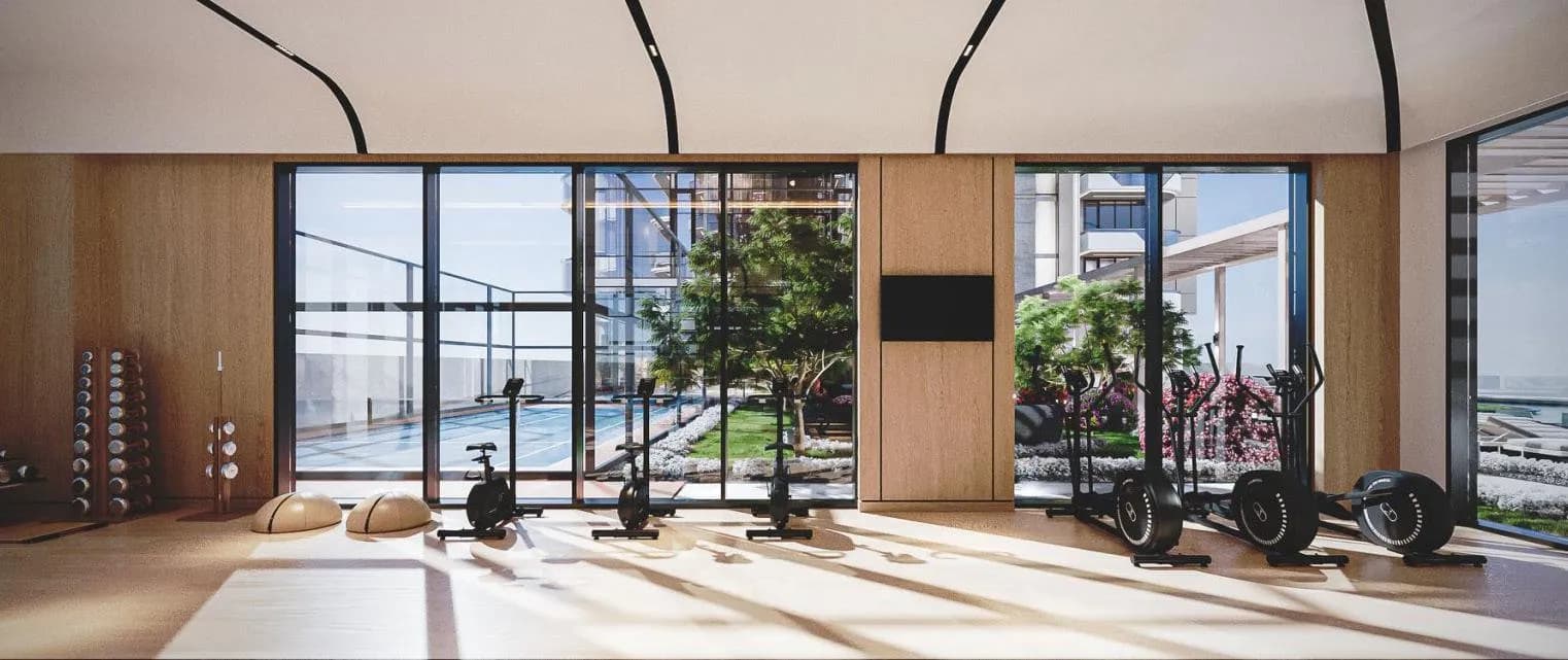 Gym with Terrace for Yoga & Stretching