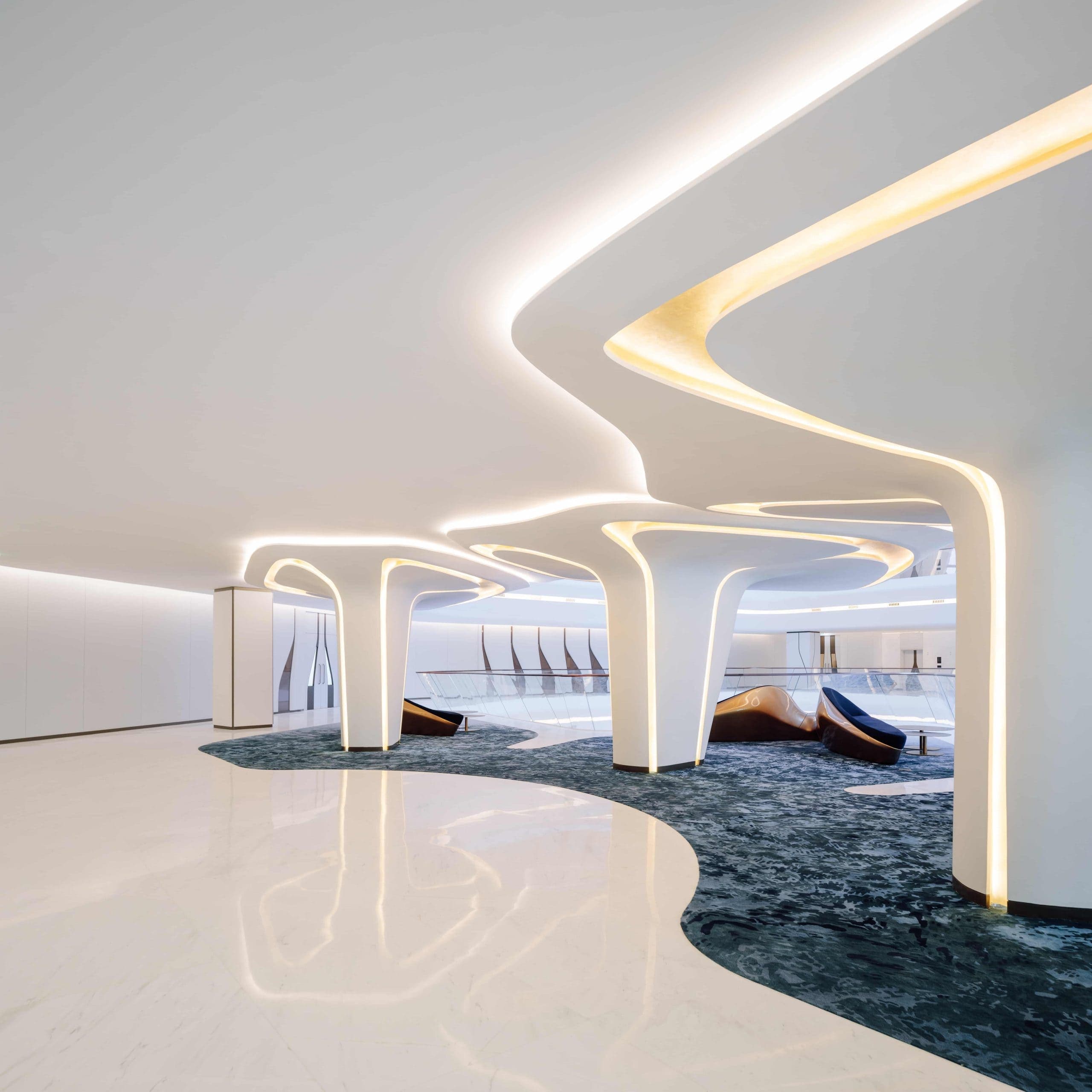 Lobby And Lounge For Residences As Well As Hotel