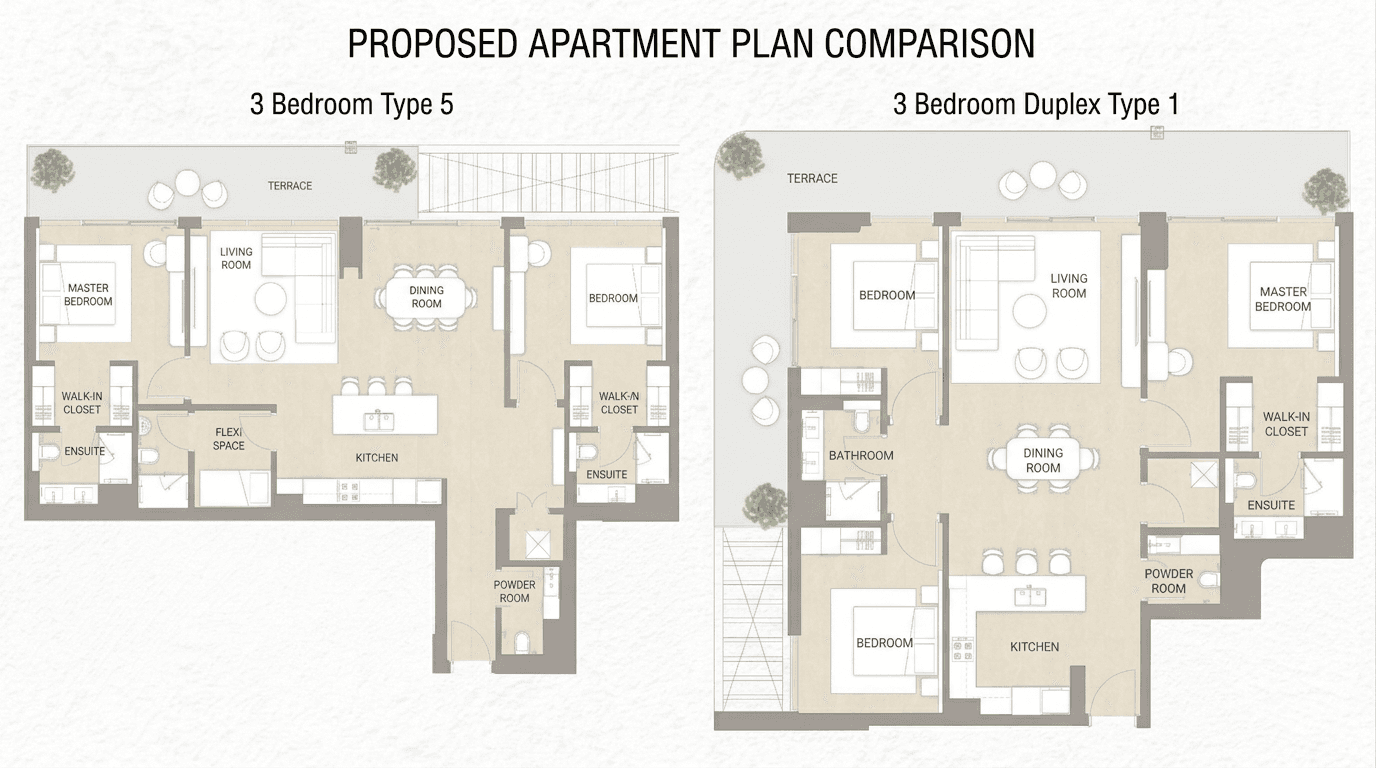 Soma Residences 3 Bedroom