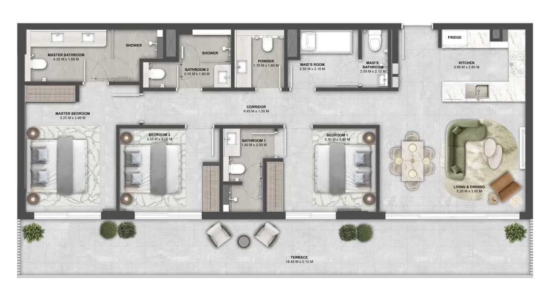 Arancia Yards 3 Bedroom