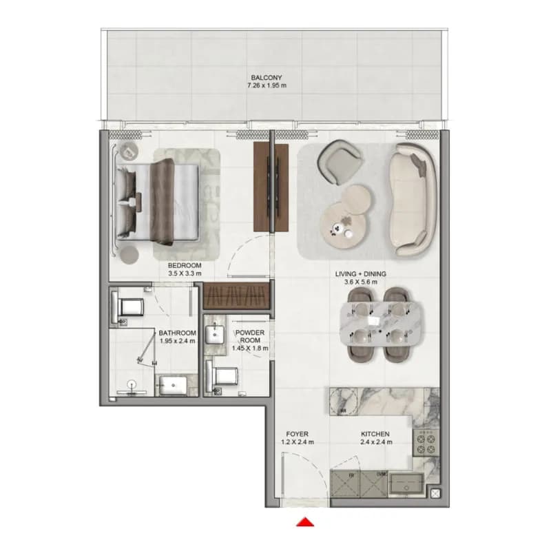 La Vera Creek 1 Bedroom