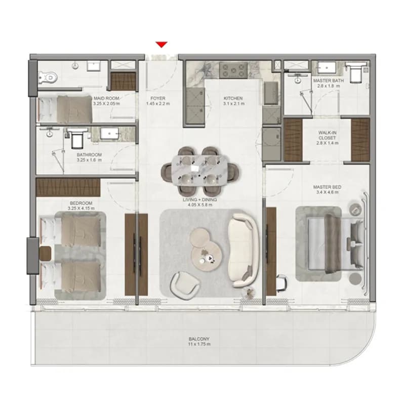 La Vera Creek 2 Bedroom