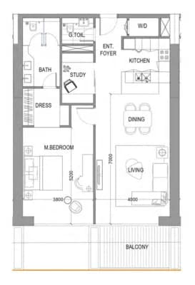 Avior 1 Bedroom