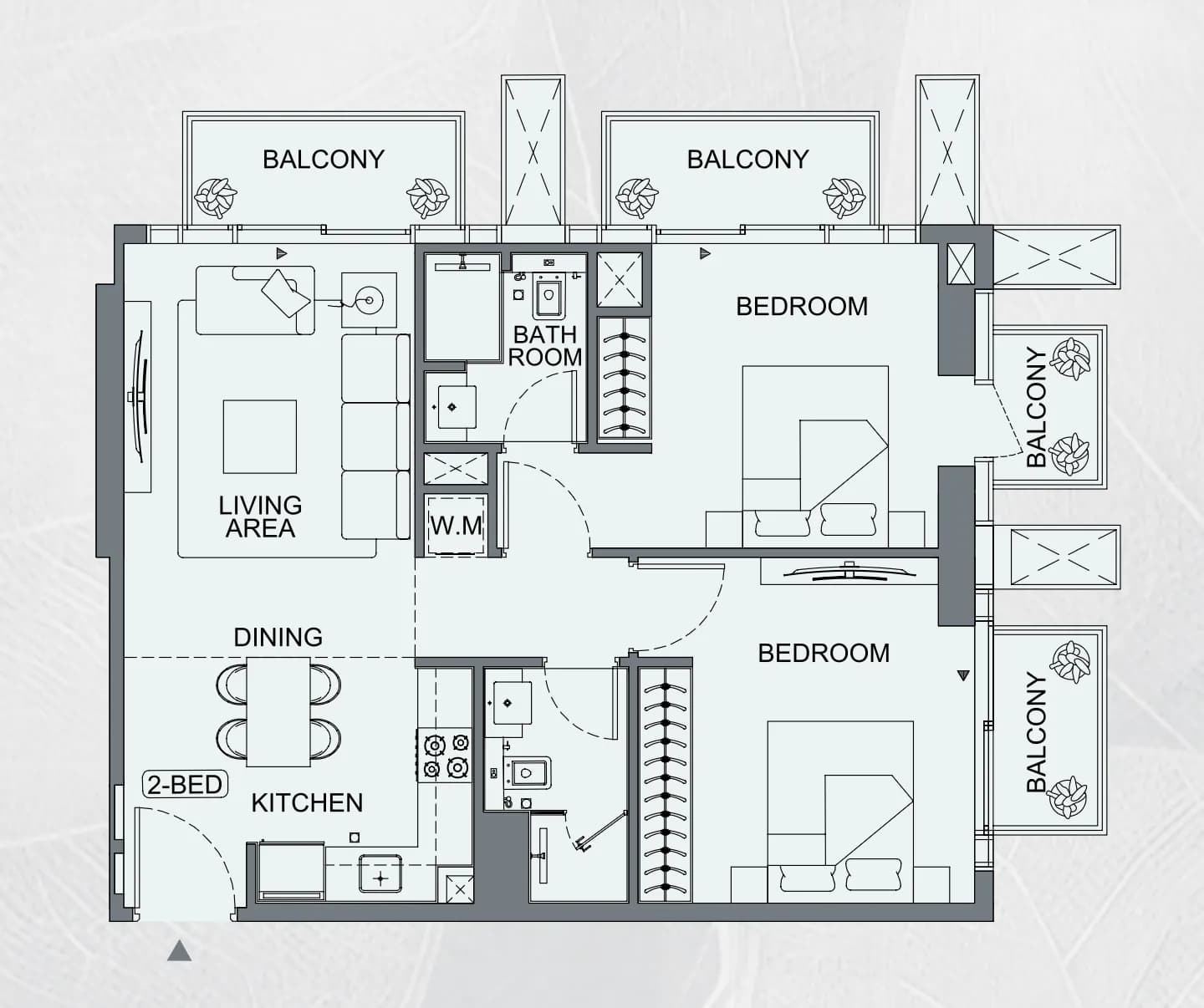 Binghatti Etherea 2 Bedroom