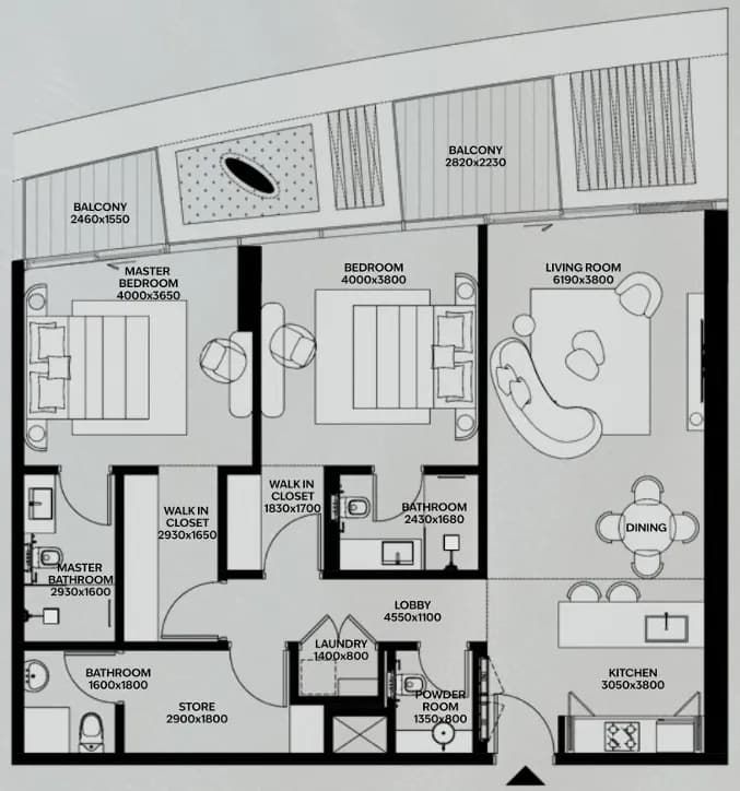 Lia by Avenew Development 2 Bedroom