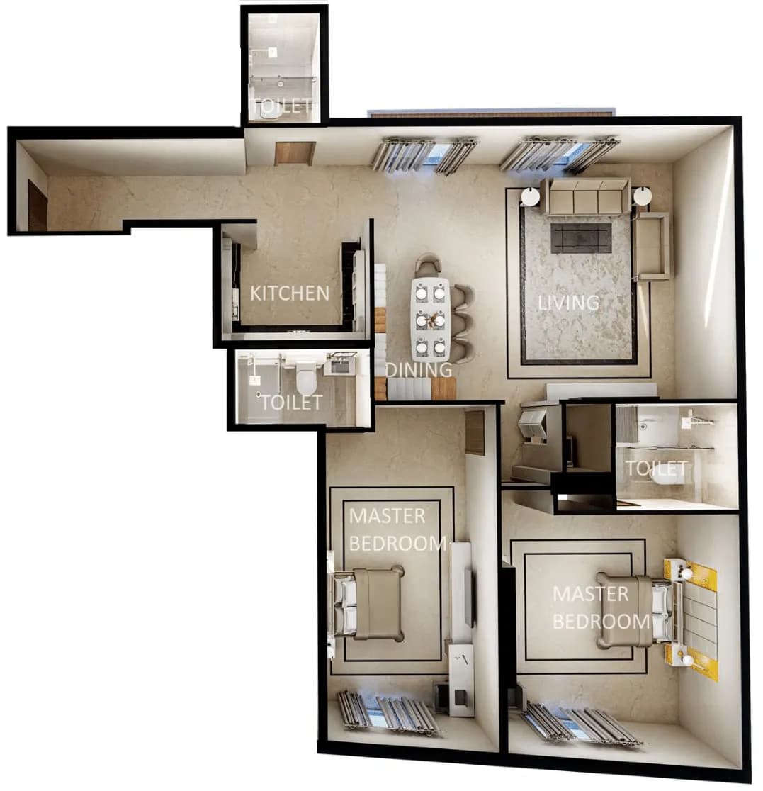 Zenith J1 2 Bedroom