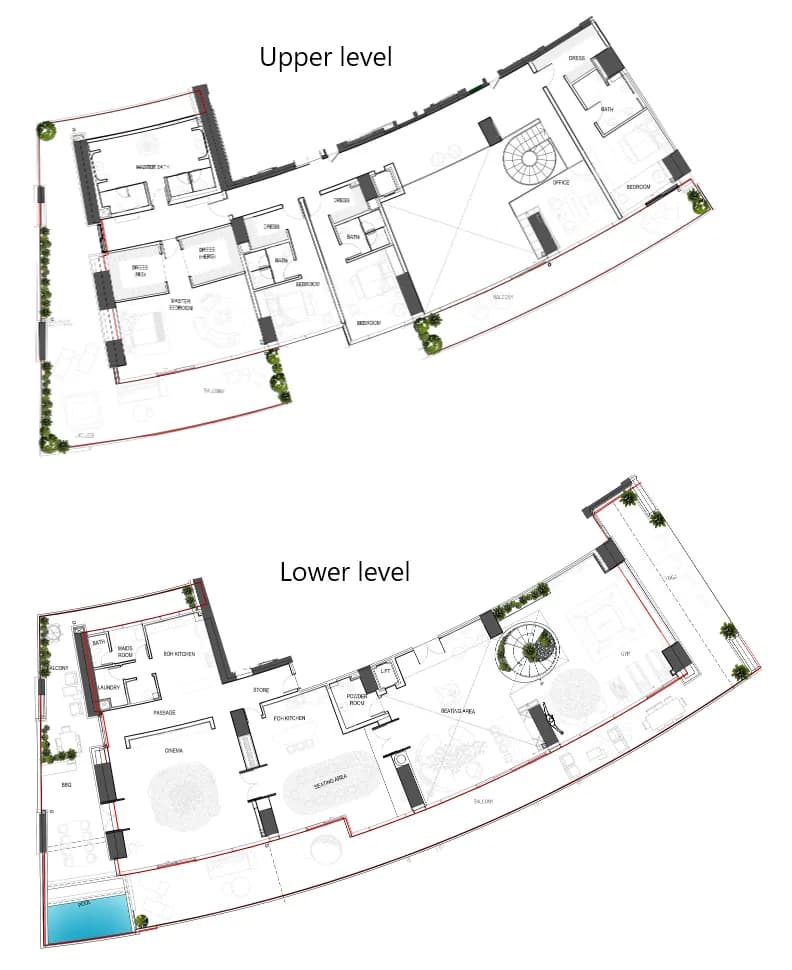 Cavalli Casa Tower 4 Bedroom