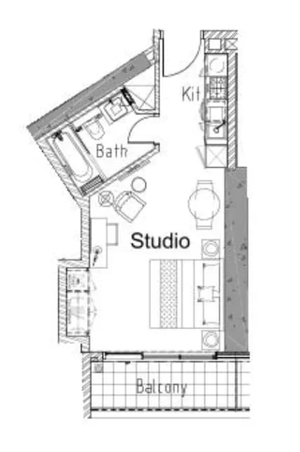 Aykon City Tower 0 Bedroom