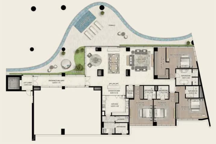 Cavalli Couture 4 Bedroom