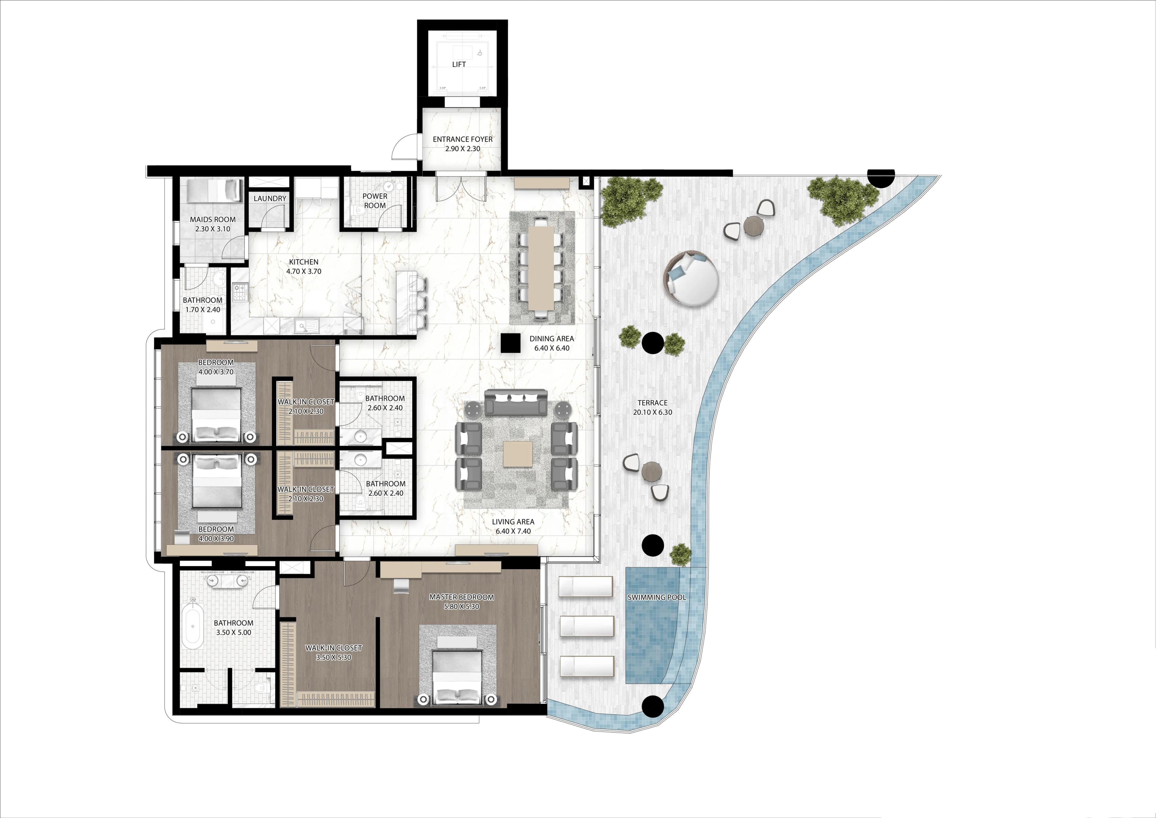 Cavalli Couture 3 Bedroom