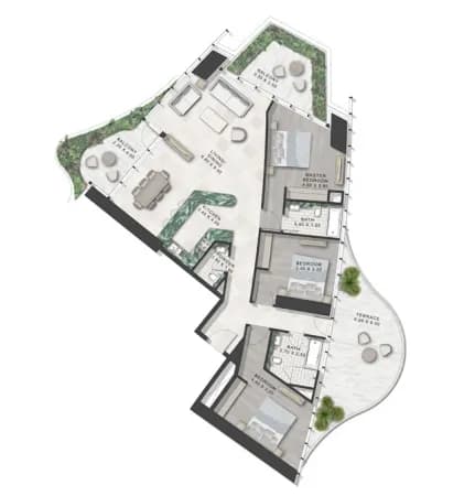 Safa One de Grisogono 3 Bedroom
