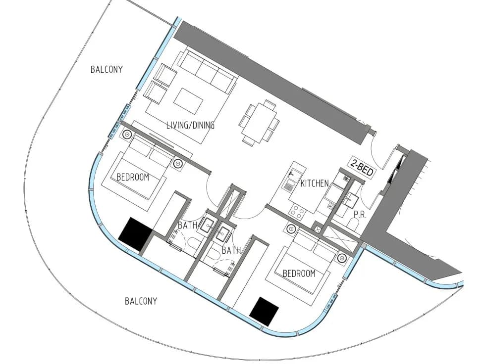 Damac Casa 2 Bedroom