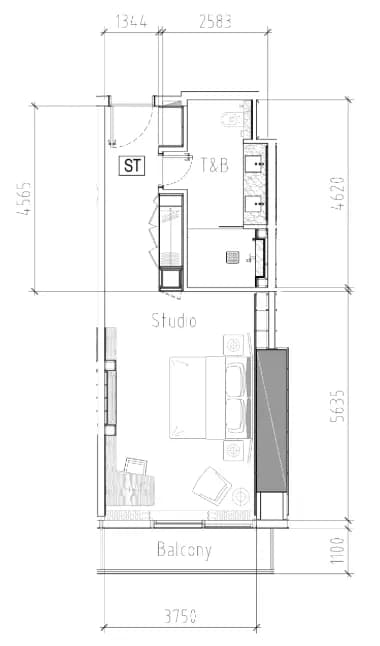 Paramount Tower Hotel And Residences 0 Bedroom