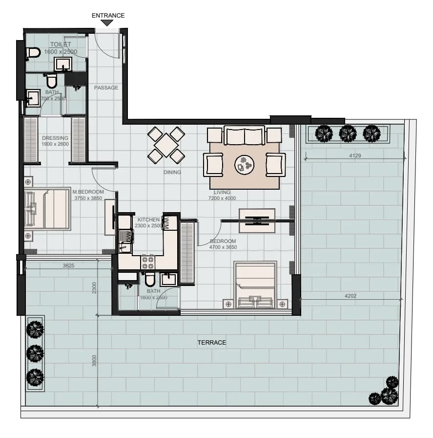 Evora Residences 2 Bedroom