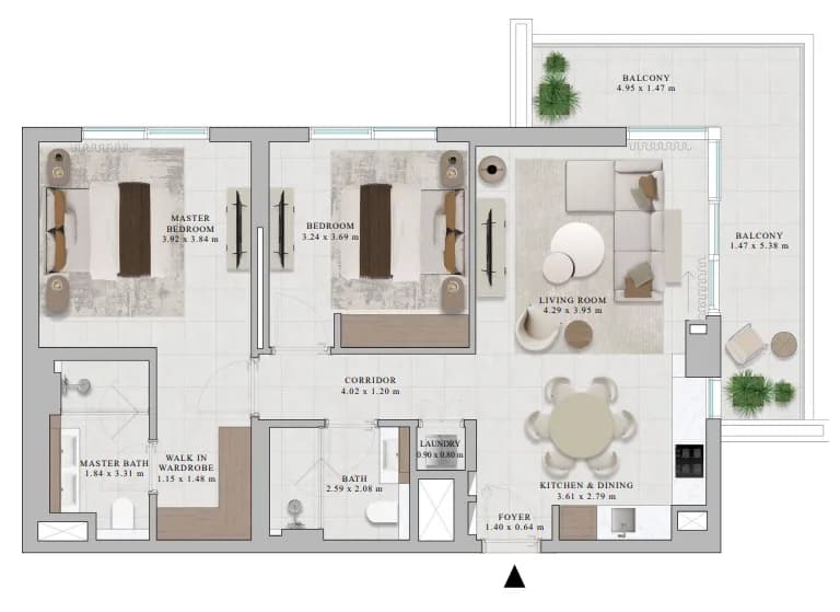 Rosehill 2 Bedroom