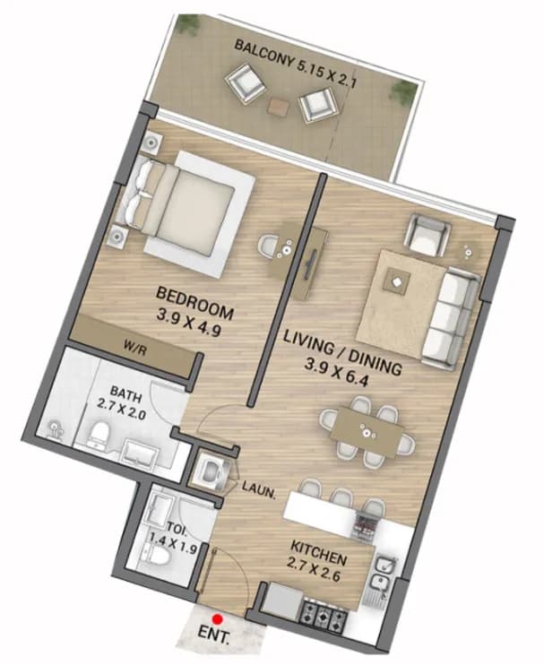 Ocean Tower 1 Bedroom