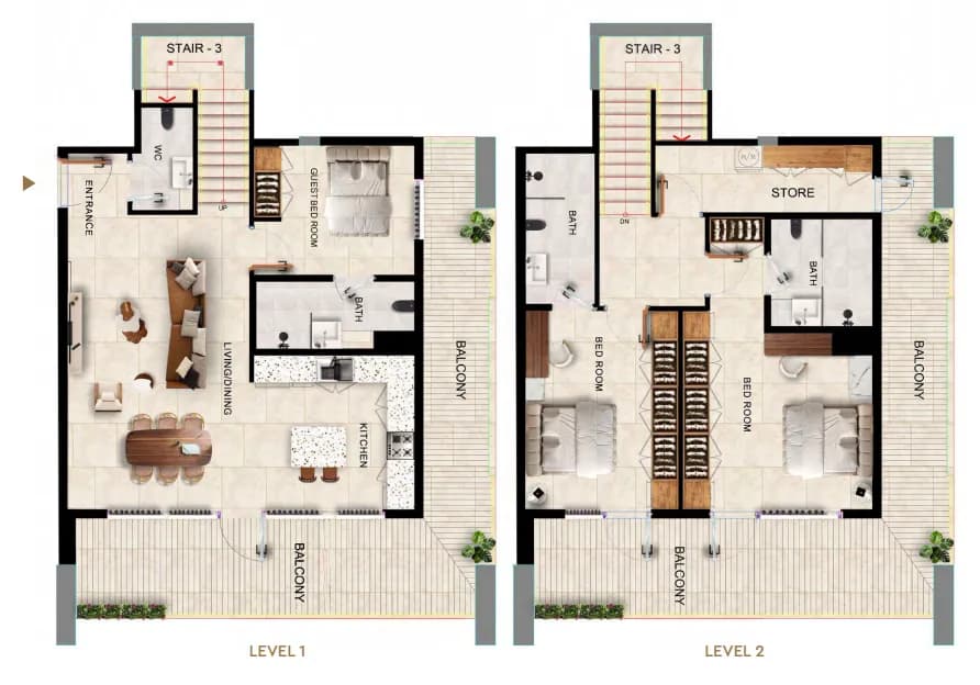 Kingdom Gate 3 Bedroom