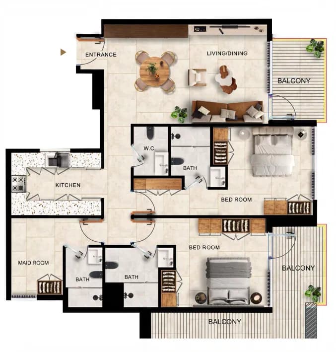 Kingdom Gate 2.5 Bedroom