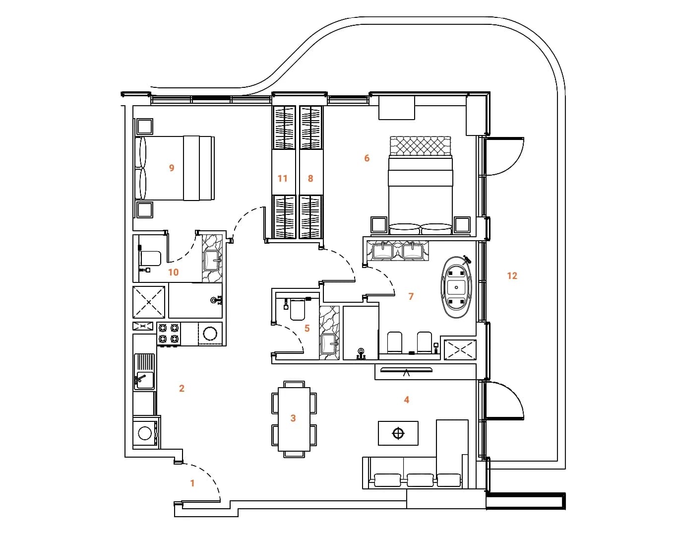 The Orchard Place Towers A & B 2 Bedroom
