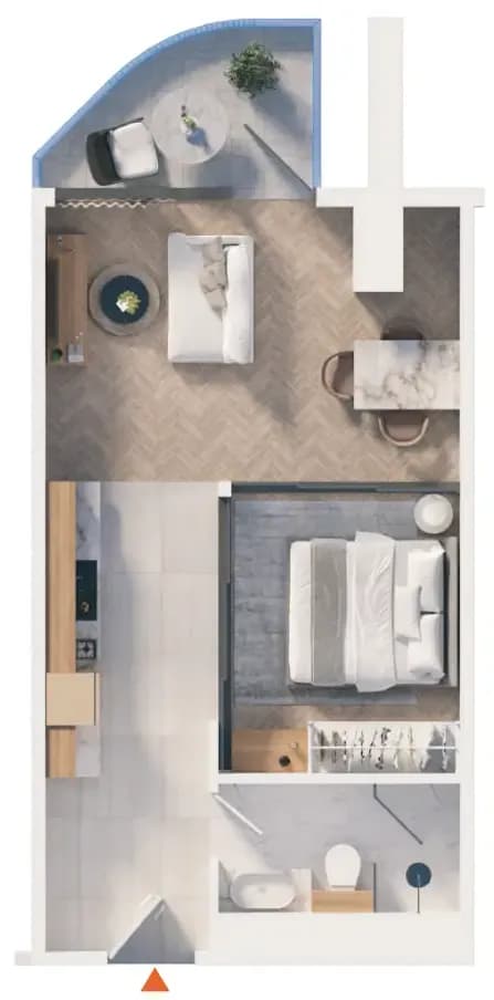 The Orchard Place Towers A & B 0 Bedroom